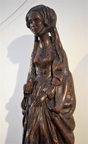 Madeleine, sculpture en Bois  Flamand